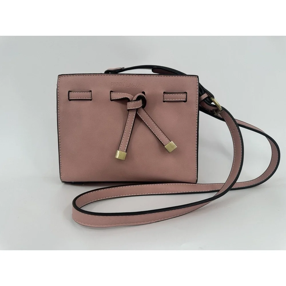 Simply Noelle All Tied Up‎ Crossbody Bag Purse Blush Pink Summer Spring